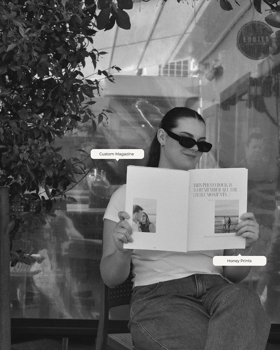 The perfect coffee table book doesn&rsquo;t exis- oh wait, it does! Your own Honey Magazine, from camera roll to photo book 📸🩶 

#photoalbum #photomagazine #customphotobook #coffeetablebook #memorykeeping #printyourphotos #photogift #travelmemories