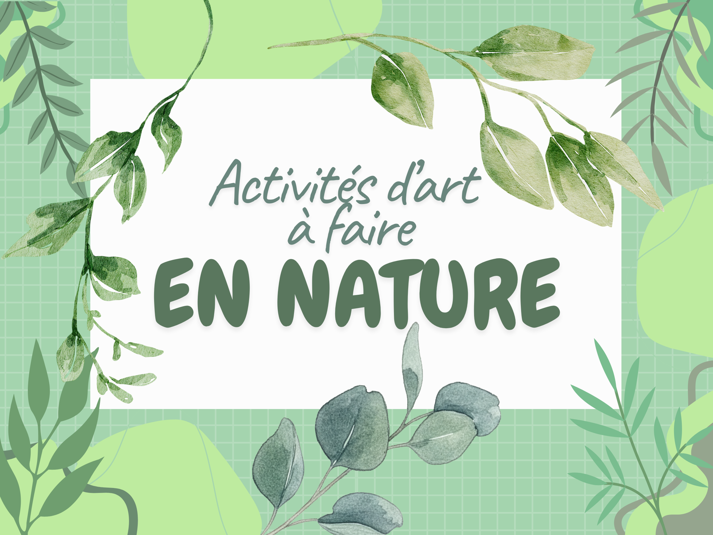 Activités d’art à faire en nature