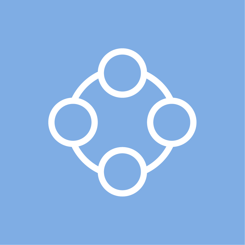 Icon representing a collaborative, people-centered consulting approach.