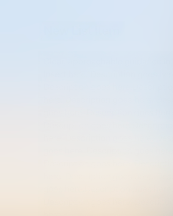 Blurred gradient background with soft pastel colours, including light blue, cream, and beige.