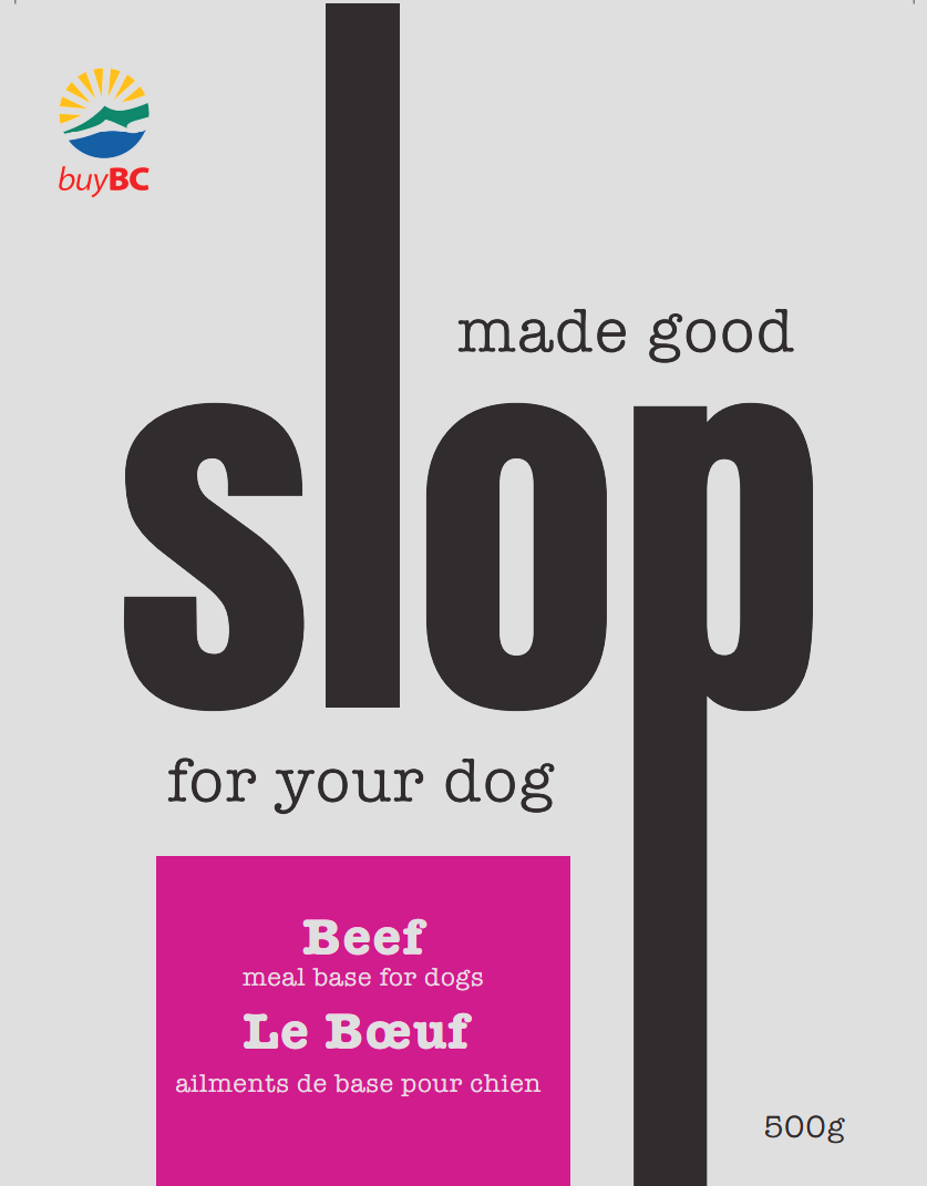 slop dog food beef flavor cooked dog food locally sourced buybc buy bc