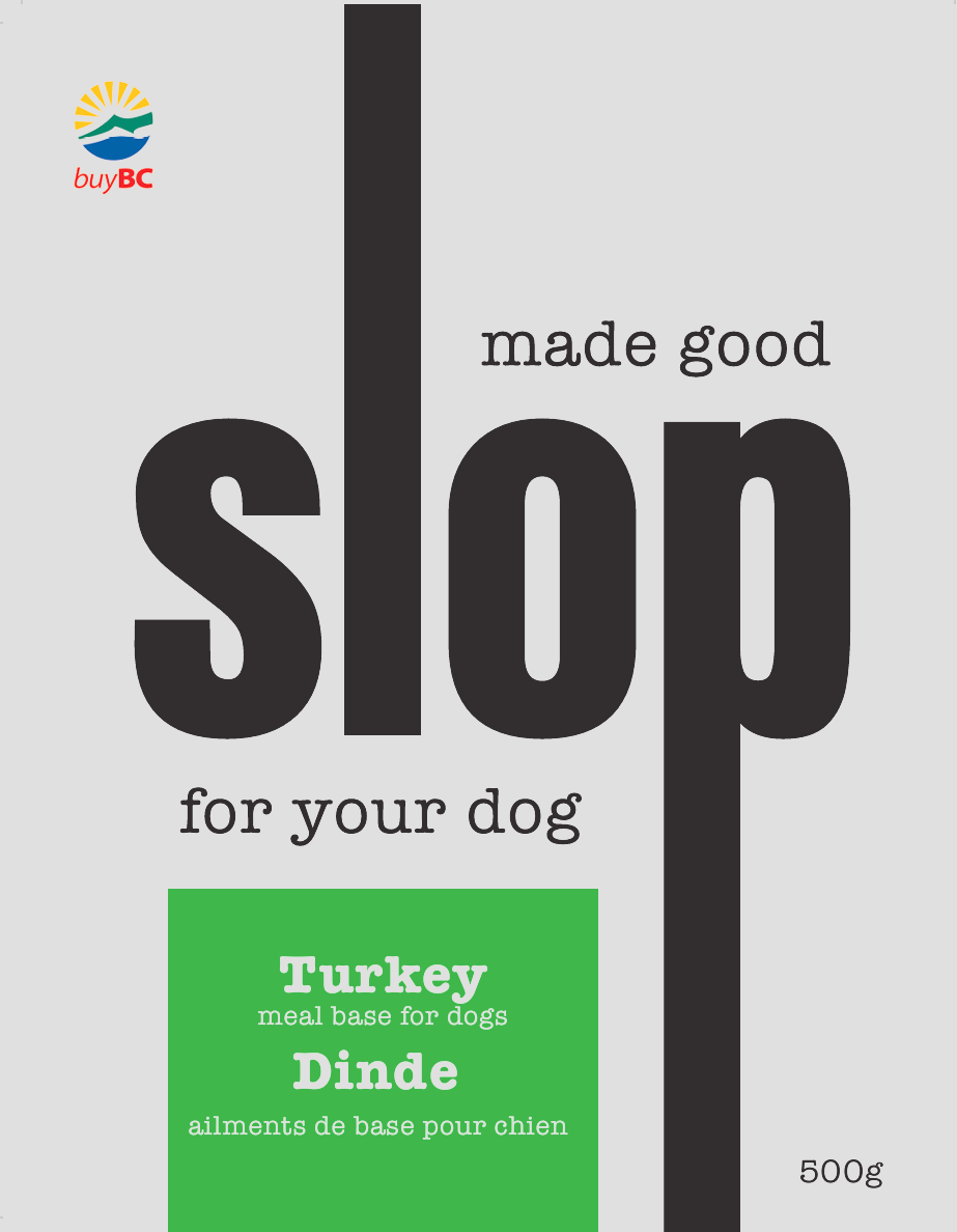 slop dog food turkey