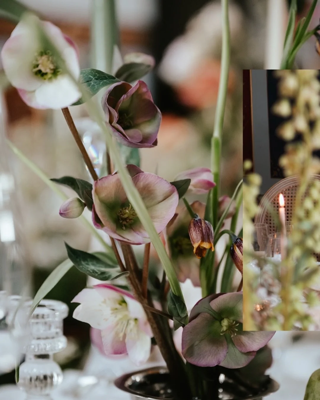 Tables designed for long dinners, good wine and guests who don&rsquo;t want the night to end ✨ 

Photography @ariennejonas 

Workshop host &amp; curator @luxe_byamelia and @luxe.workshops 
Venue @thelocationhouse 
Stylist @stylish_weddings_uk 
Floris