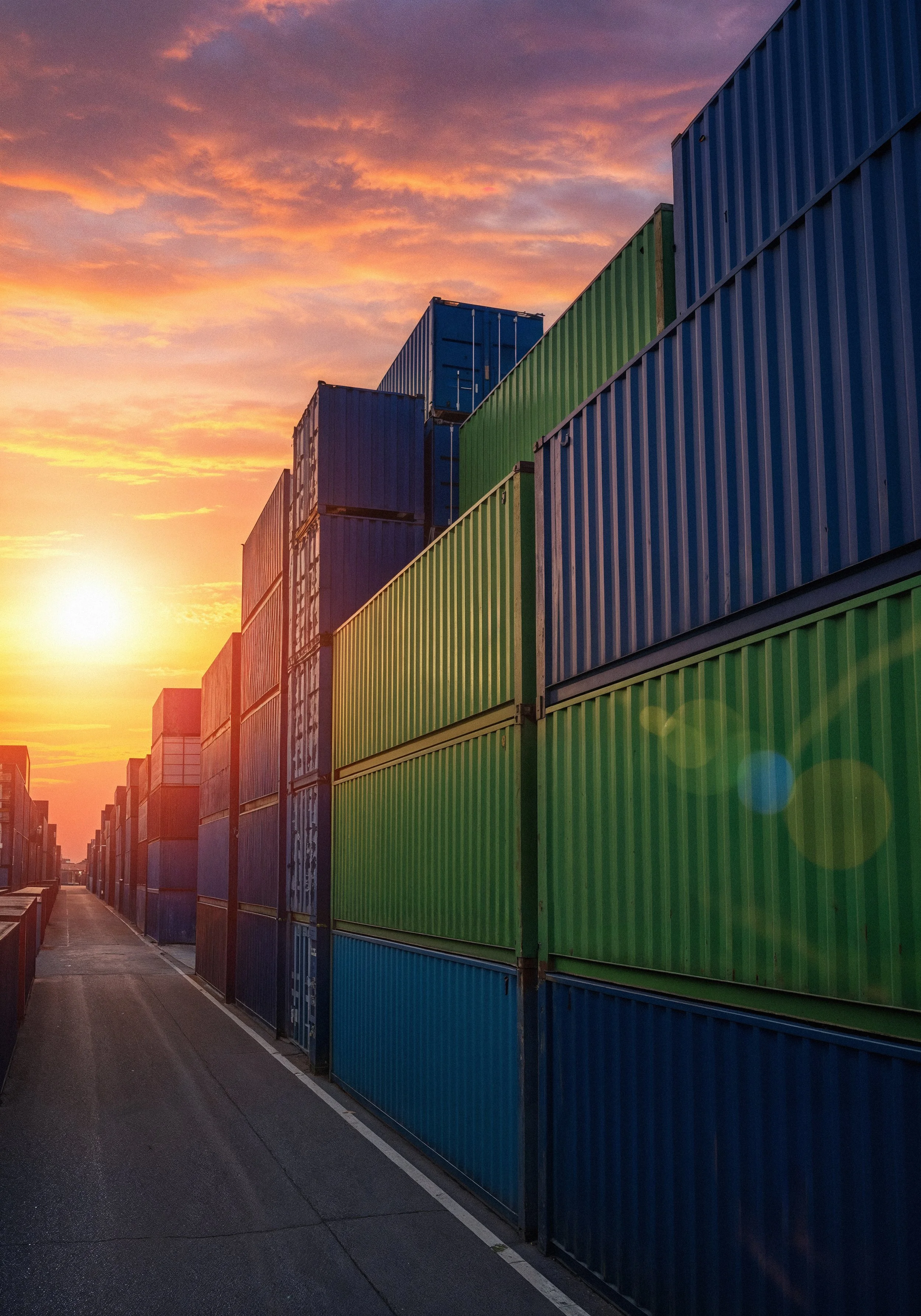 40' HC DD (Double Door) Container