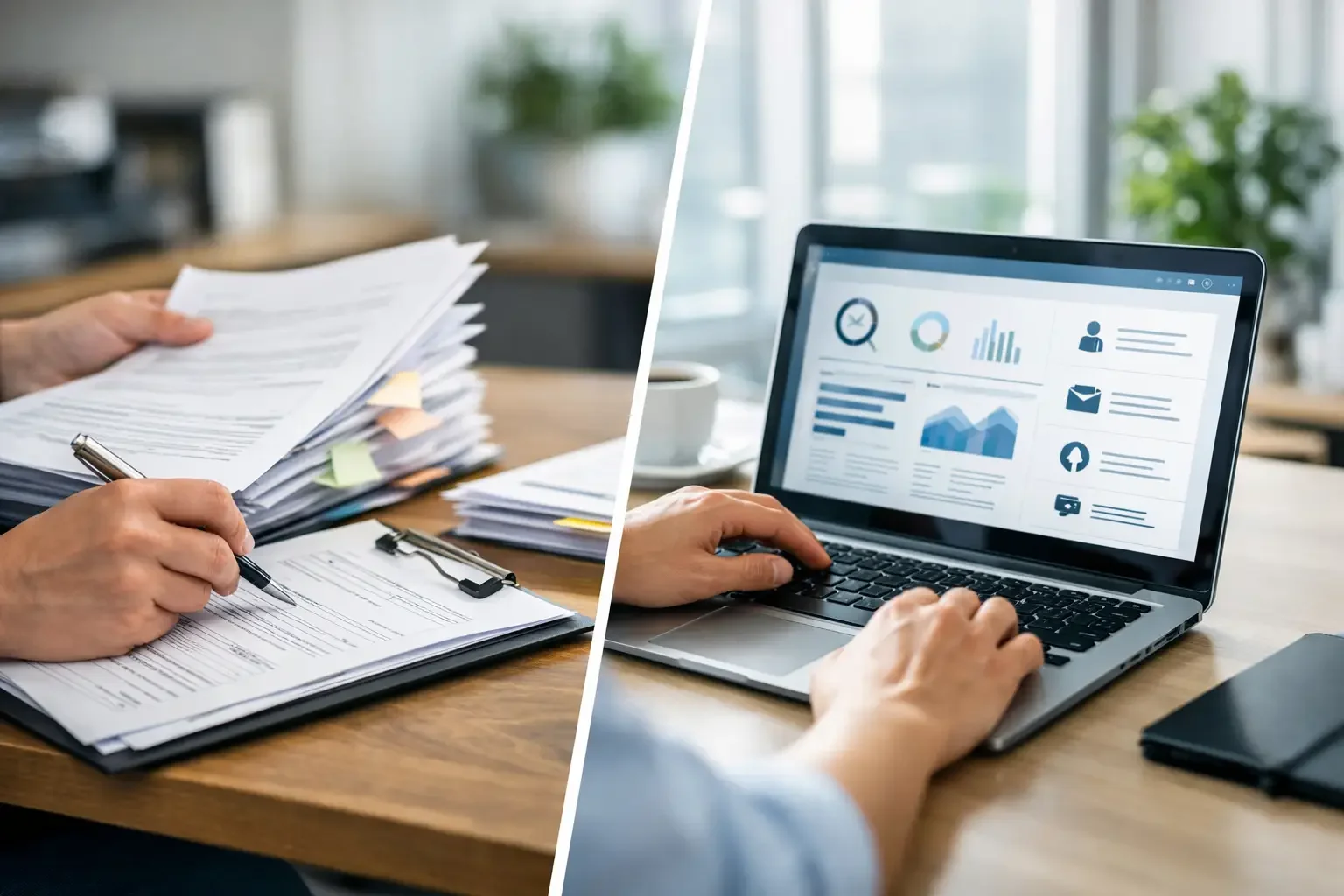 Papierprotokolle oder Kundenportal?