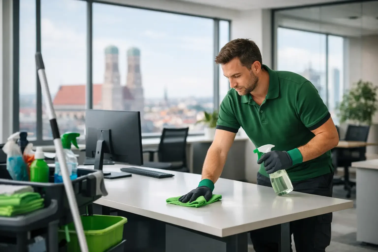 Büroreinigung München mit klaren Prozessen
