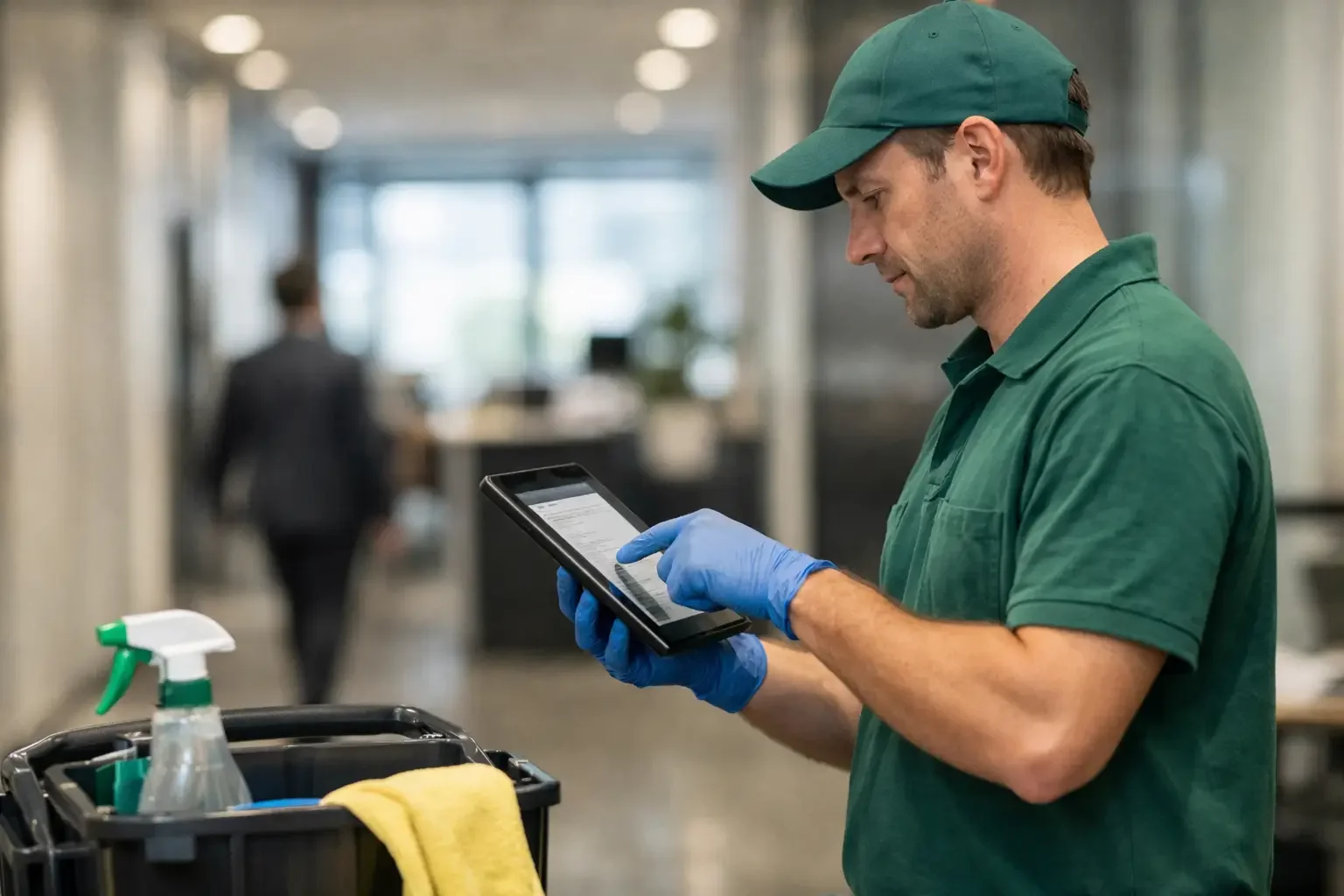 Beispiel digitale Reinigungsdokumentation Bürohaus