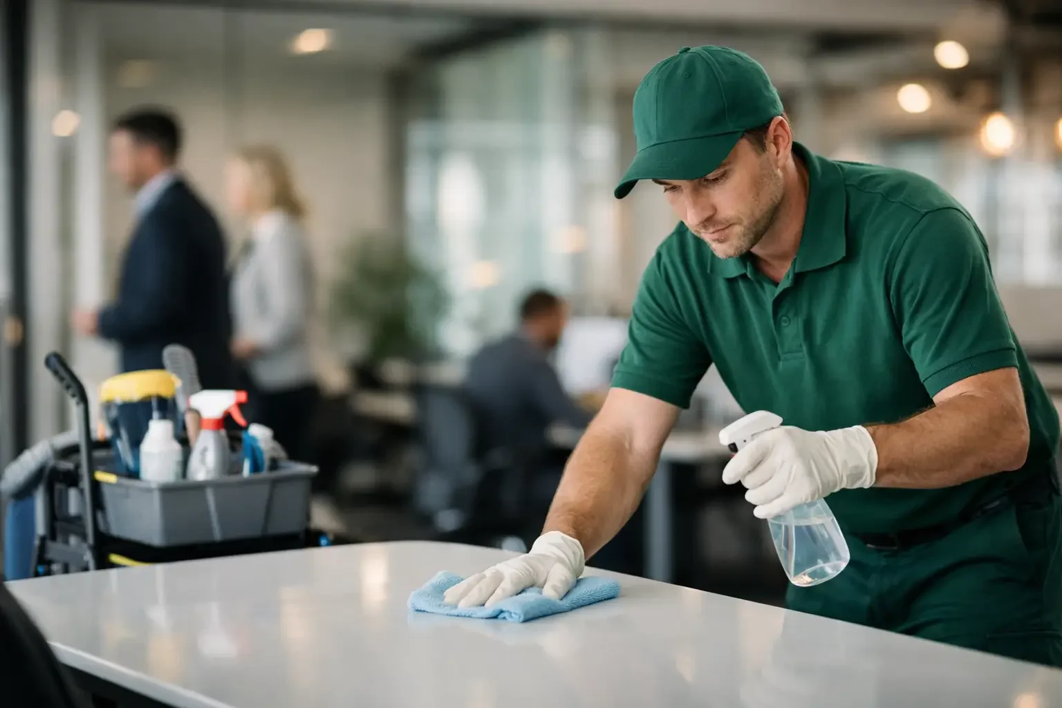 Unterhaltsreinigung intern vs extern im Vergleich
