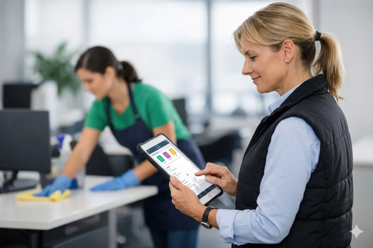 Qualitätskontrolle bei Reinigungsdienstleister in Bogenhausen mit strukturierter Dokumentation, klaren Prüfprozessen und nachvollziehbaren Leistungsnachweisen