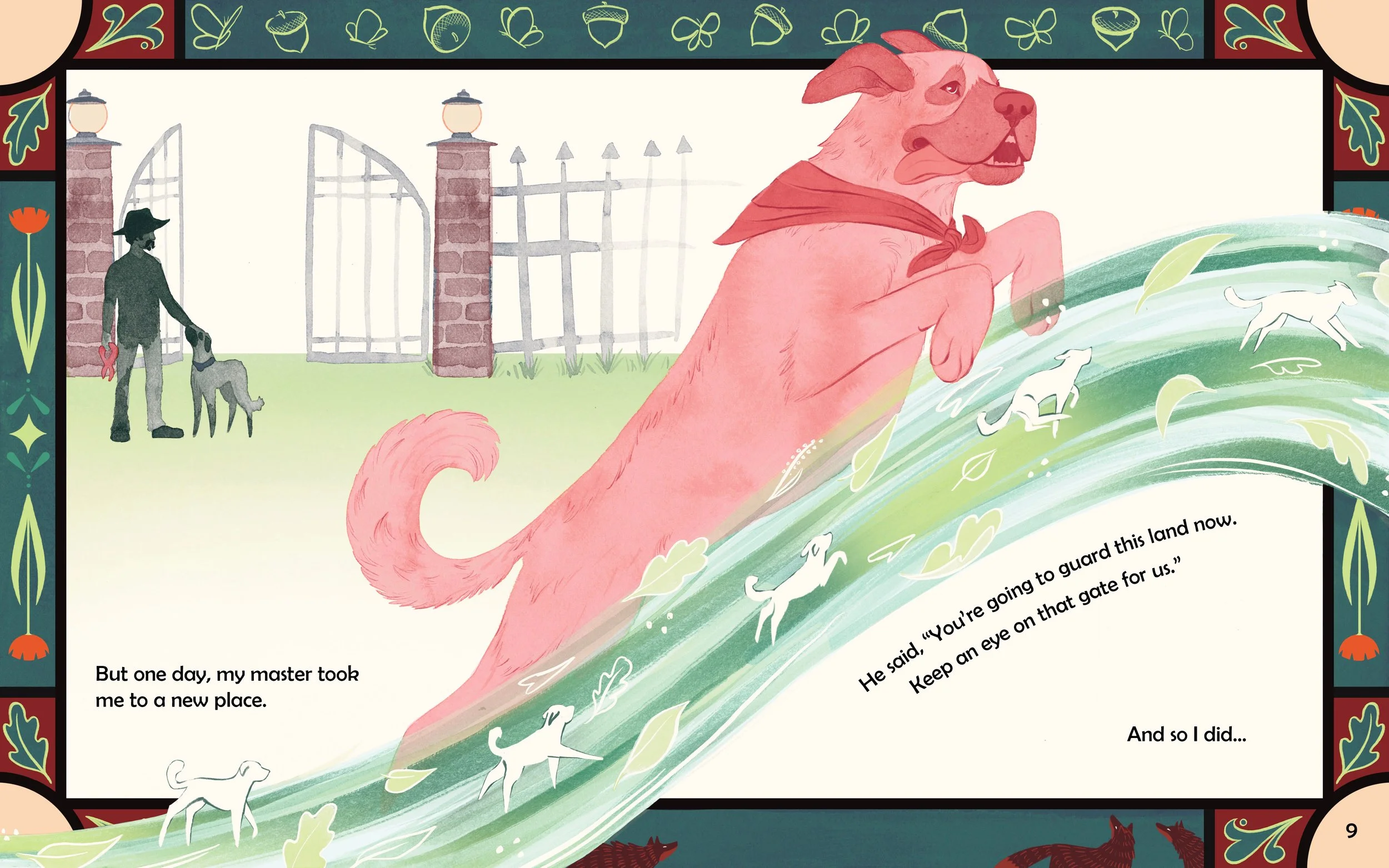 Folke the Kyrkogrim Cover Art, Book Cover, Cover Illustration, Children's book cover, children's book illustration, children's picture book, dog picture book, dog illustration, author/illustrator, digital artist, traditional artist, children's book a