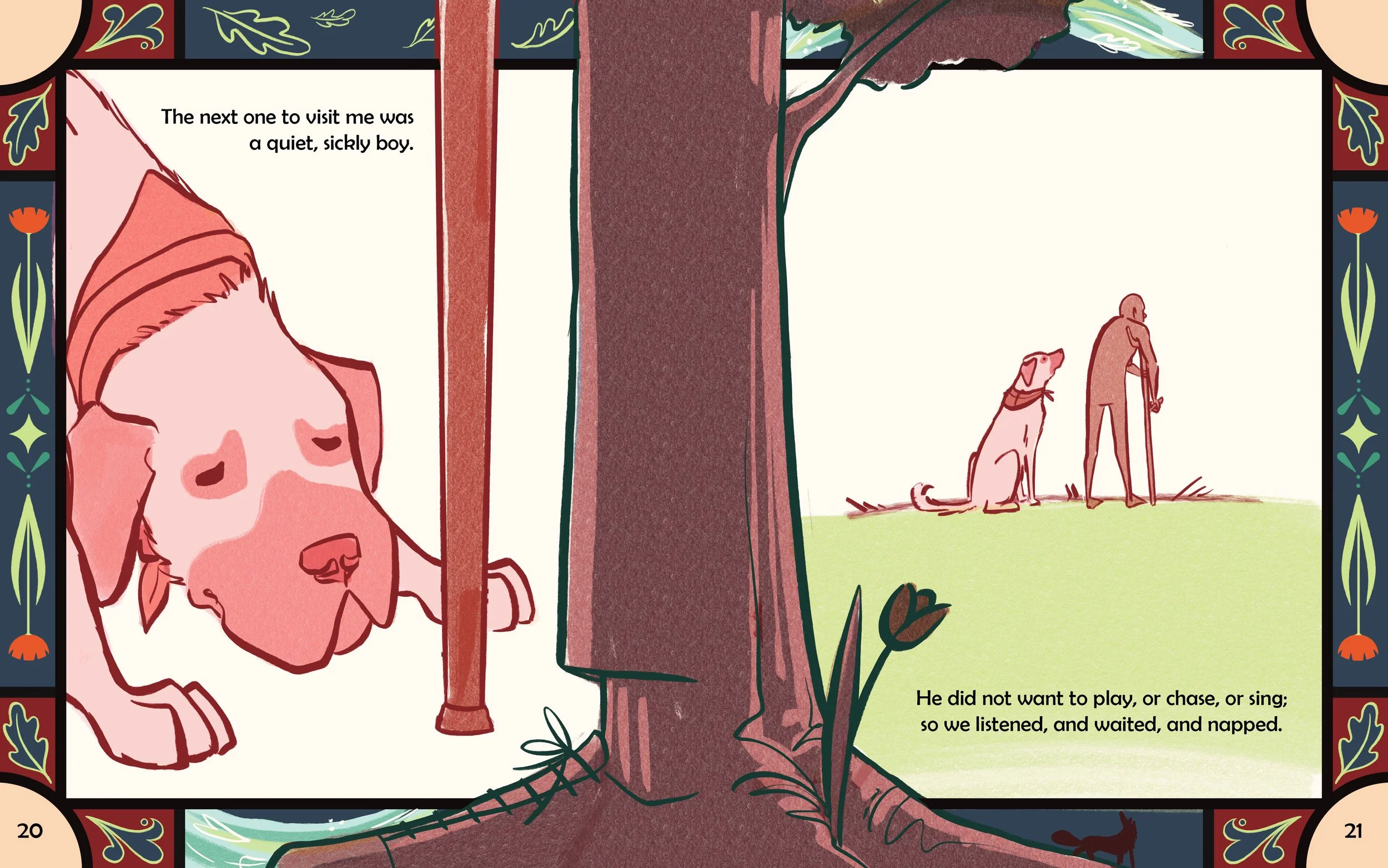 Folke the Kyrkogrim Cover Art, Book Cover, Cover Illustration, Children's book cover, children's book illustration, children's picture book, dog picture book, dog illustration, author/illustrator, digital artist, traditional artist, children's book a