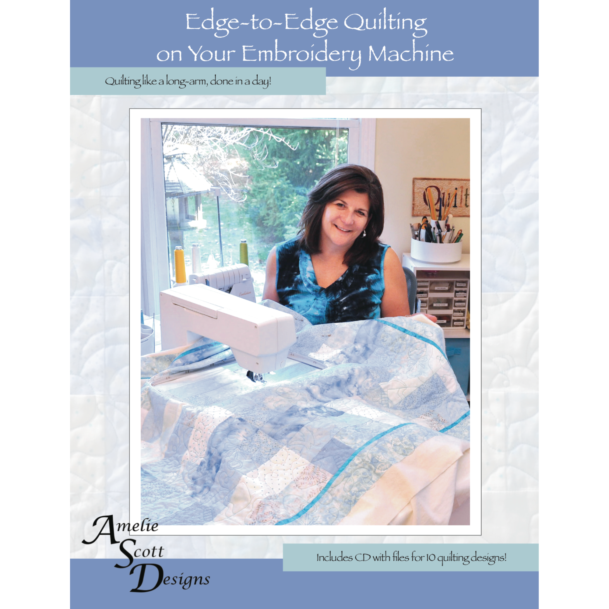 Edge-to-Edge Quilting on Your Embroidery Machine