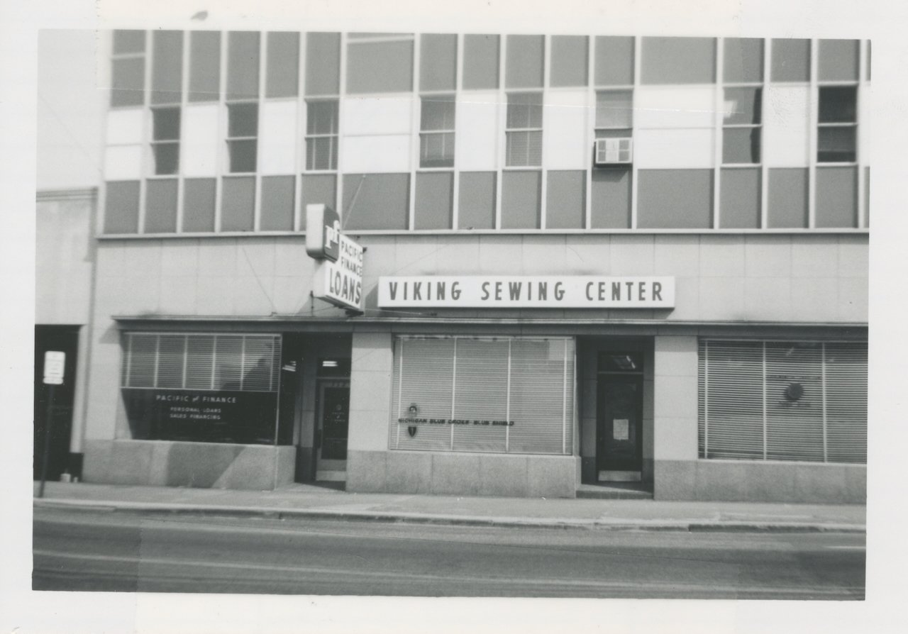 First storefront location on Huron and Main