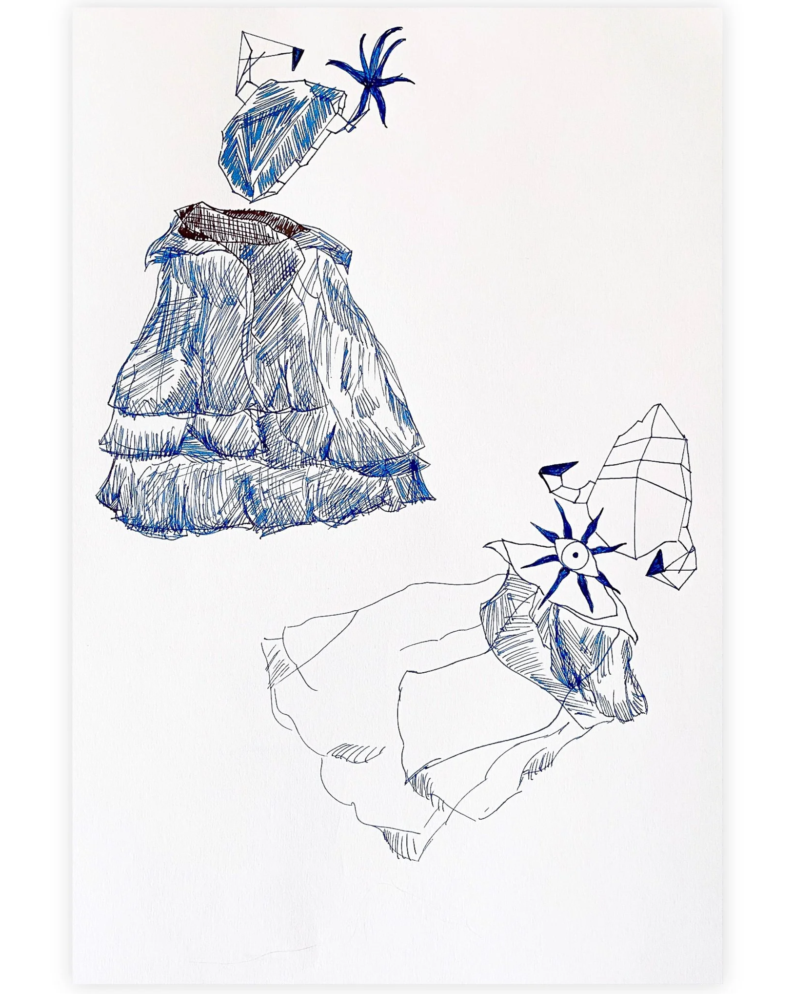 Sans titre . 29,7x21 . Encre sur papier . 2024