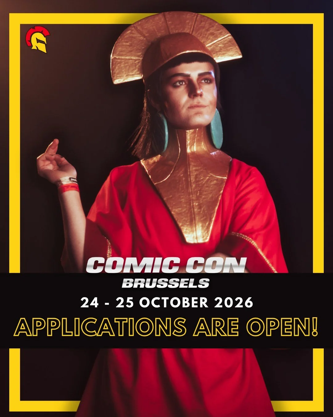 📣 APPLICATIONS ARE OPEN 📣

@comicconbrussels returns October 24 &amp; 25 and applications are officially OPEN!

🎭 Saturday Performance Contest: Step into the spotlight and perform on the big stage!
🪡 Sunday Costume Contest: Show off your cosplay 