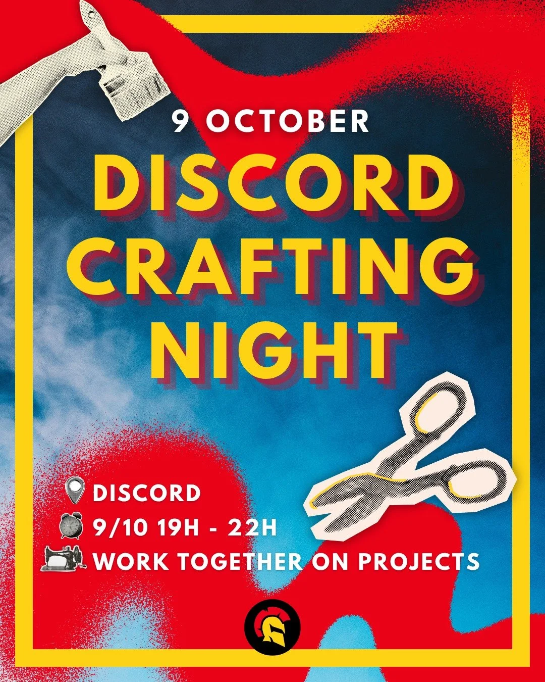 🪡 CRAFTING NIGHT 🛠️

Time to grab your supplies because we're getting together for a cosy crafting night! ✂️🎨 

Bring your creative project and spend an evening crafting, chatting, and helping each other out. Everyone is welcome! 

📍 Discord: htt