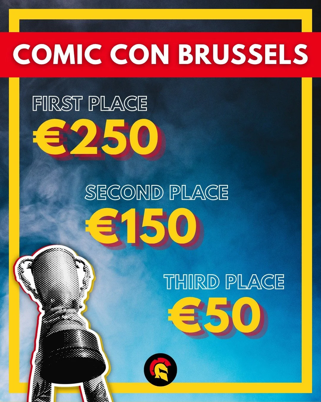 💥 PRIZE ALERT 💥

Comic Con Brussels has some amazing prizes to give to the winners of our contests each day!
🥇 &euro;250
🥈 &euro;150
🥉 &euro;50

Apply now! ⬇️
🔗 Contests: https://wkf.ms/4r3PGYN
🔗 Judges: https://wkf.ms/4yuuoGq
🔗 Or via the li