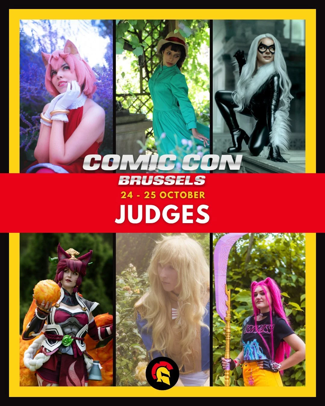 🔥 JUDGES COMIC CON BRUSSELS 🔥

Say hello to our spectacular judges for this edition of @comicconbrussels!

🎭Saturday Performance contest judges
🔸  @tatouille.cos, one half of dumb.couple.cos (📸 @alii._photo)
🔸 @cupc4ke.cosplays (📸 @lunarlakeph