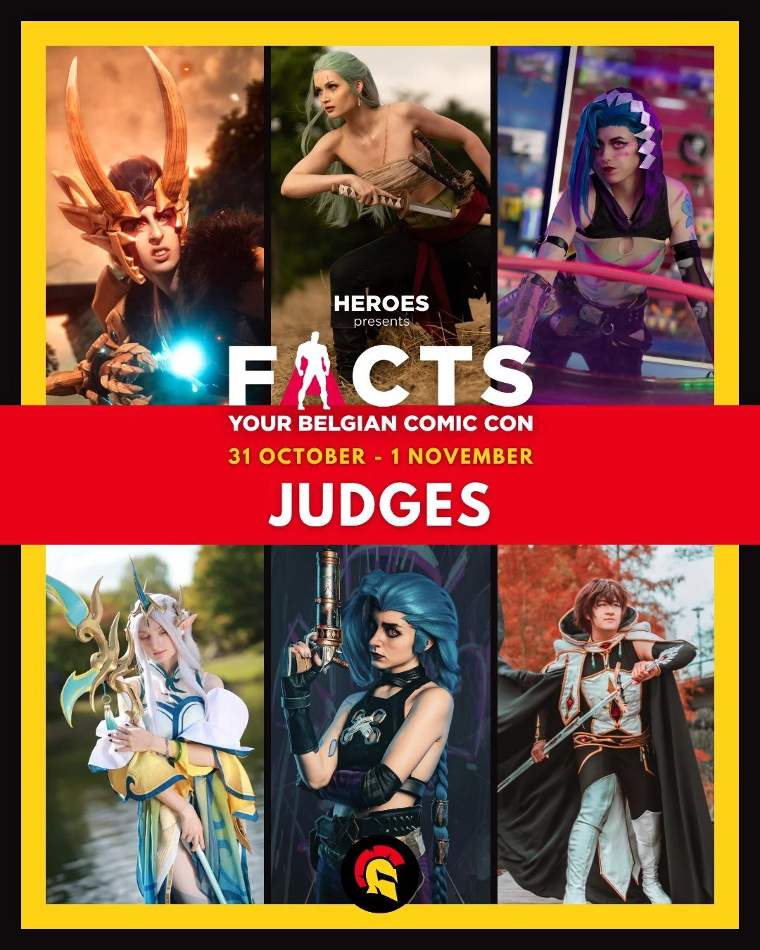 🔥 JUDGES FACTS 🔥

Say hello to our spectacular judges for this edition of @factsconvention!

🎭Saturday Cosplay contest judges
🔸 Cosplay Guest @maoh.cosplay (📸 @damienpierron_photographie)
🔸 @dustymystery (📸 @leyenfilm)
🔸 @gekkocosplays (📸 @g