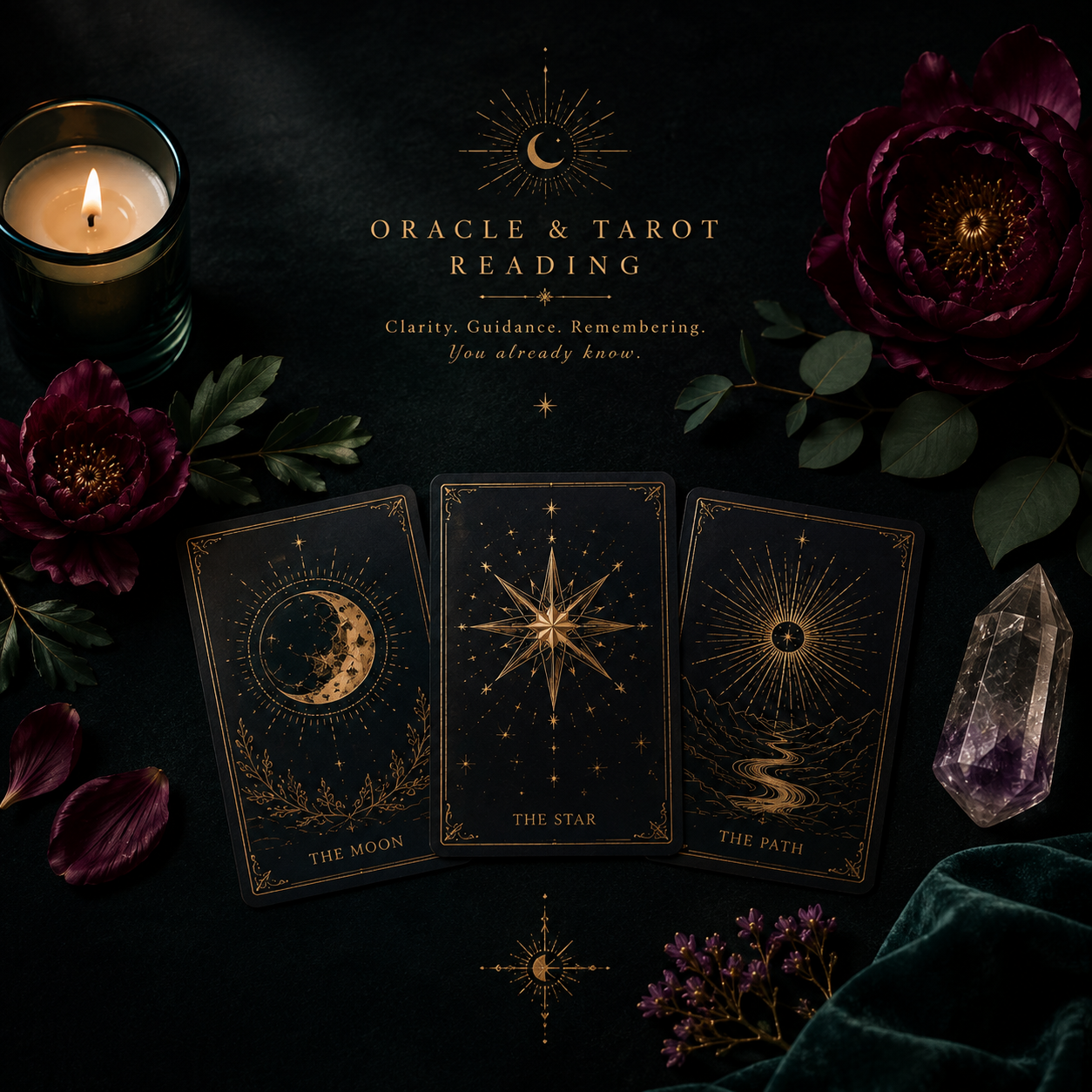 Oracle/Tarot Reading ~ Intuitive Channeling (30 minutes)
