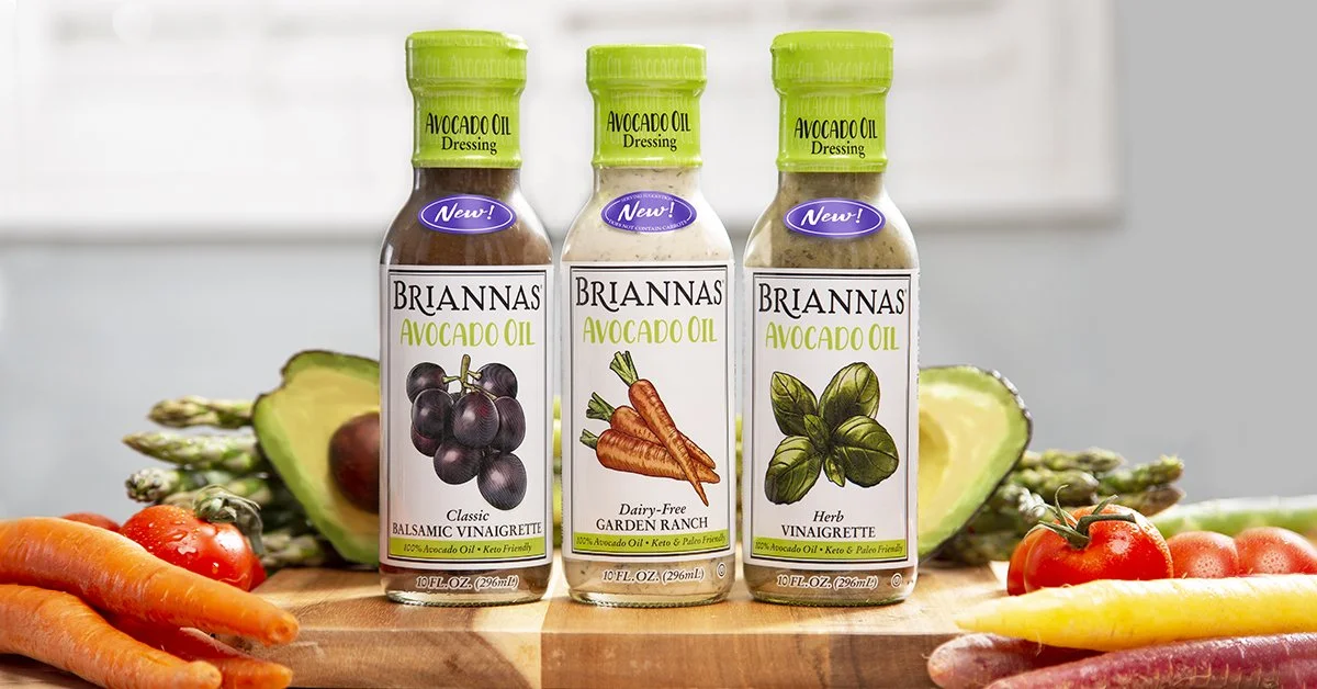 BRIANNAS Releases 100% Avocado Oil Dressings in Three New Flavors