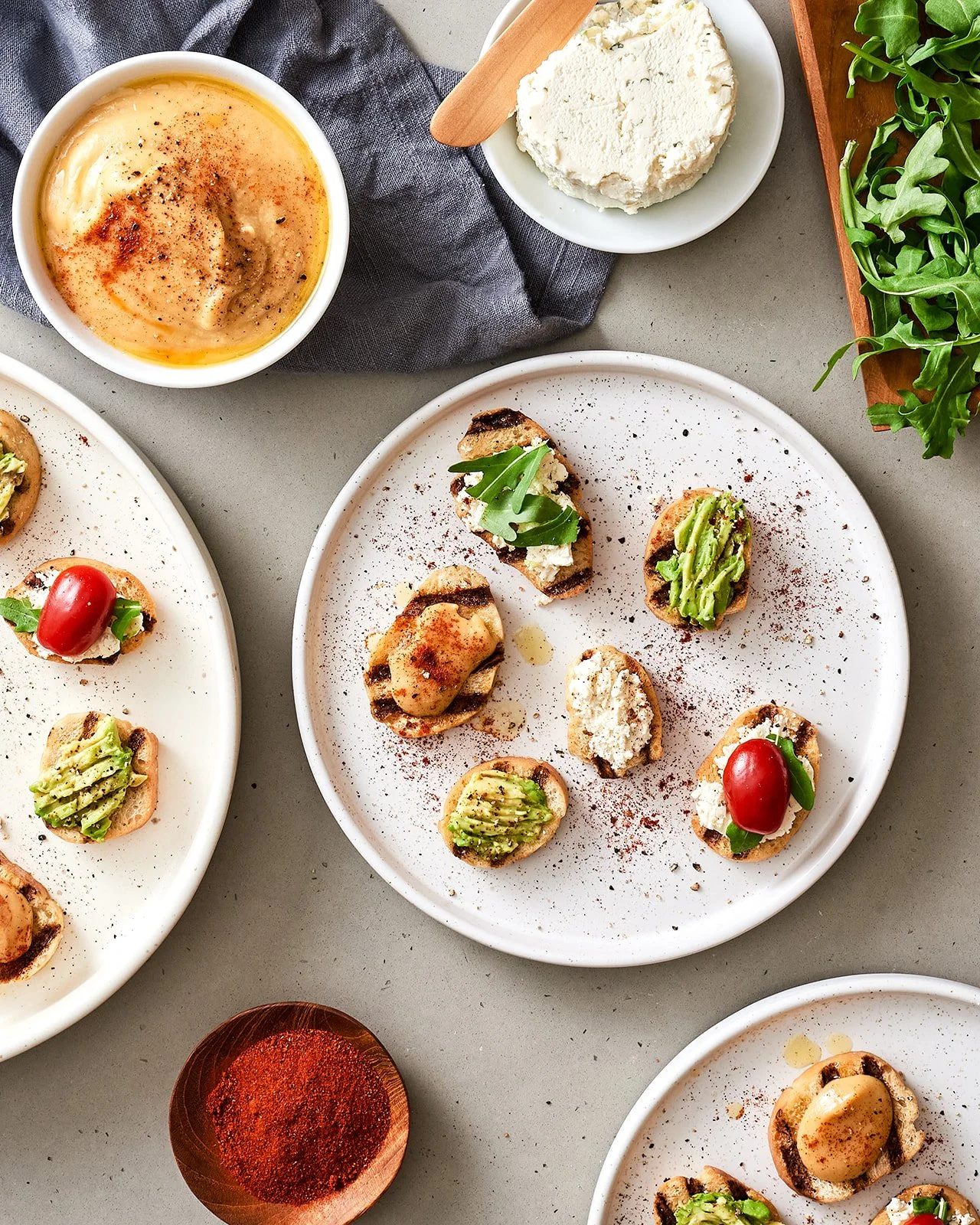 Crostini Appetizer Plate