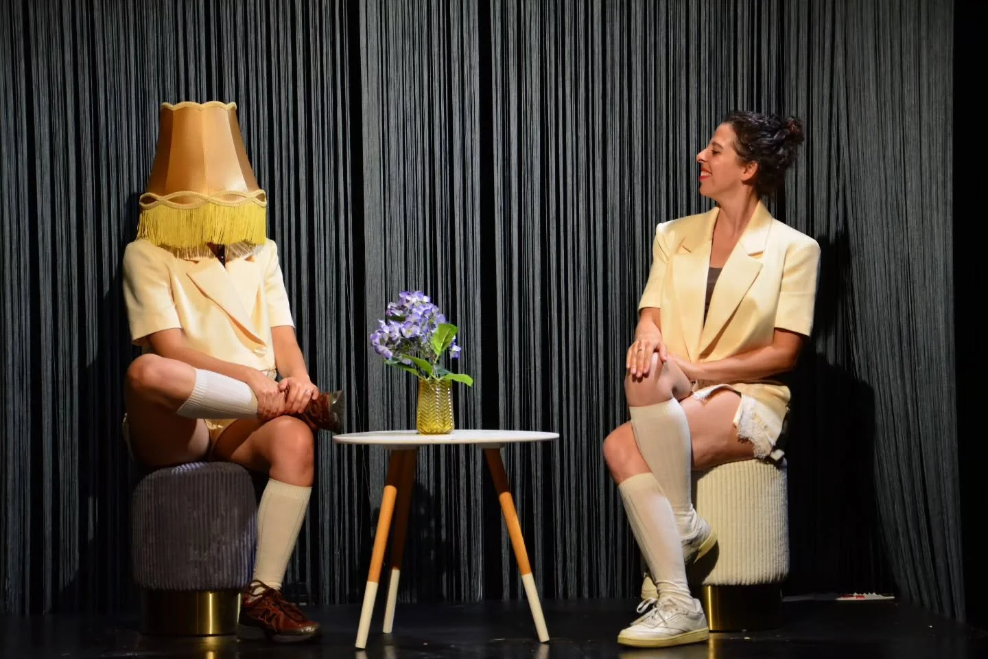 Today is the premiere of Wolf Collectives' new performance 'Die weltweite, gro&szlig;e, &auml;u&szlig;erst wichtige, lang erwartete 'Wer bin ich' - Show. 

A big thank you to @dschungelwien, their amazing technicians, and of course to everyone who su