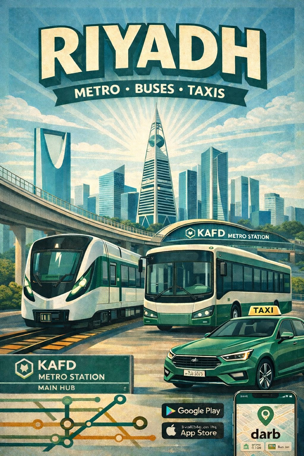 Public Transportation in Riyadh: Metro, Buses &amp; Taxis
