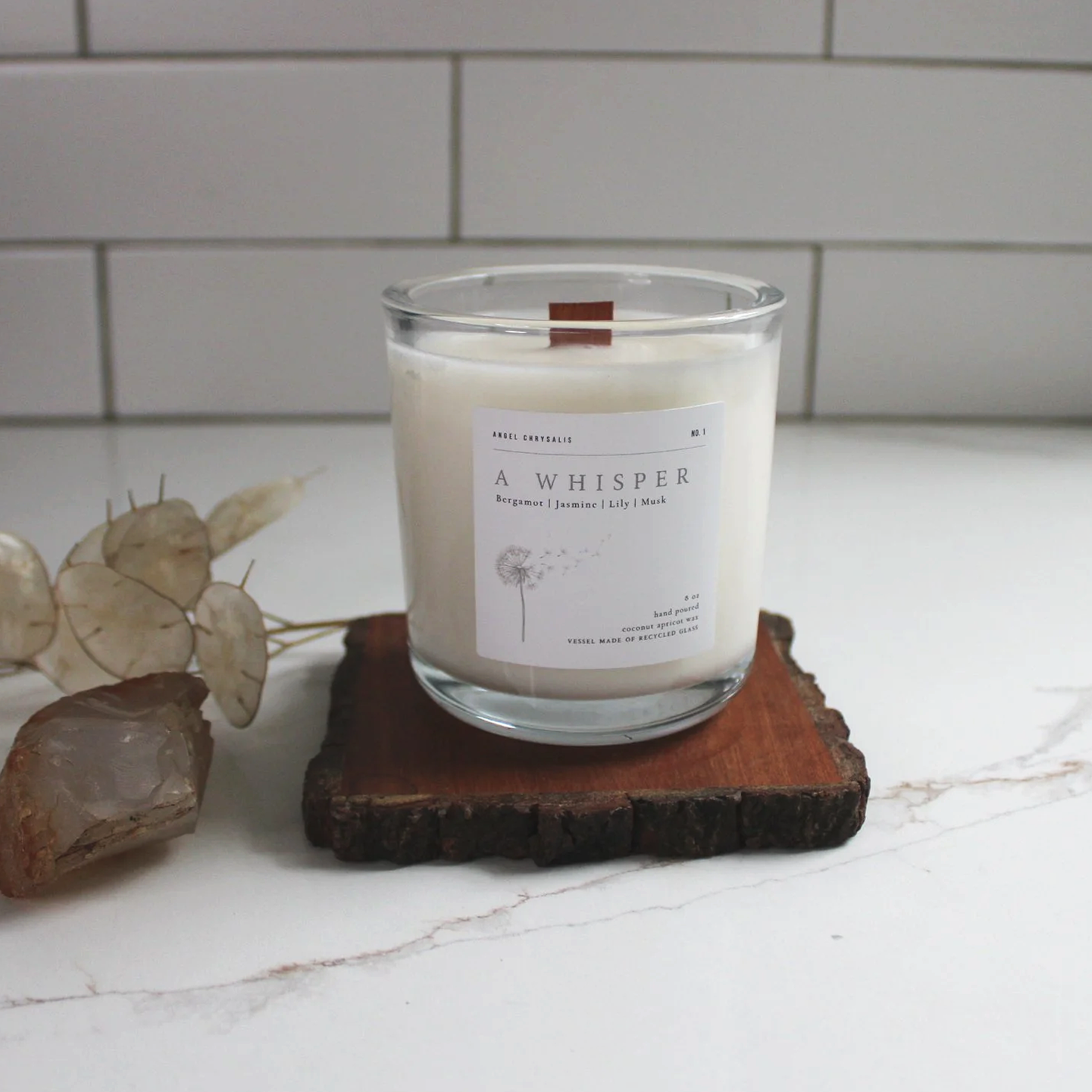 Classic Glass Candle | A Whisper