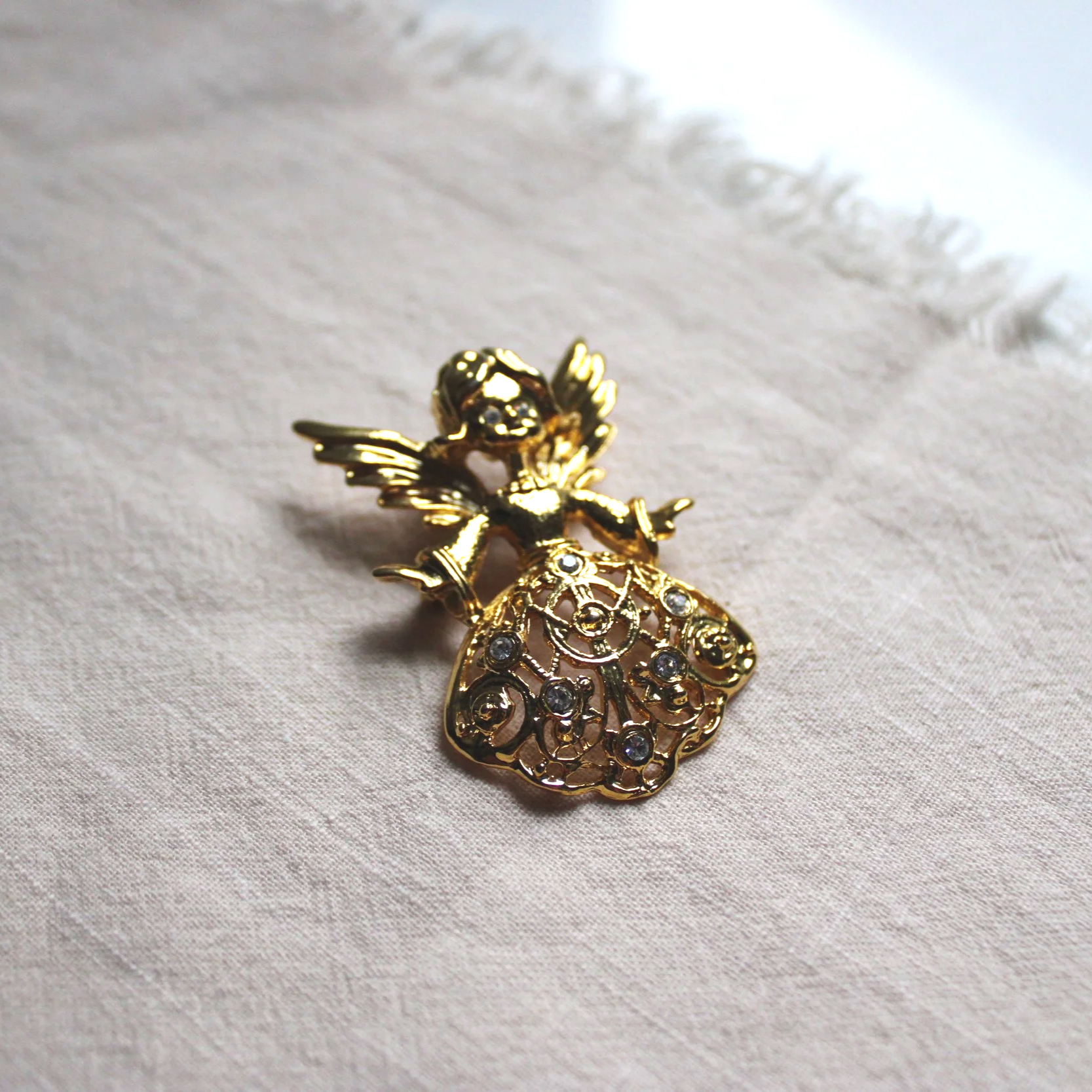 Golden Sparkle Angel