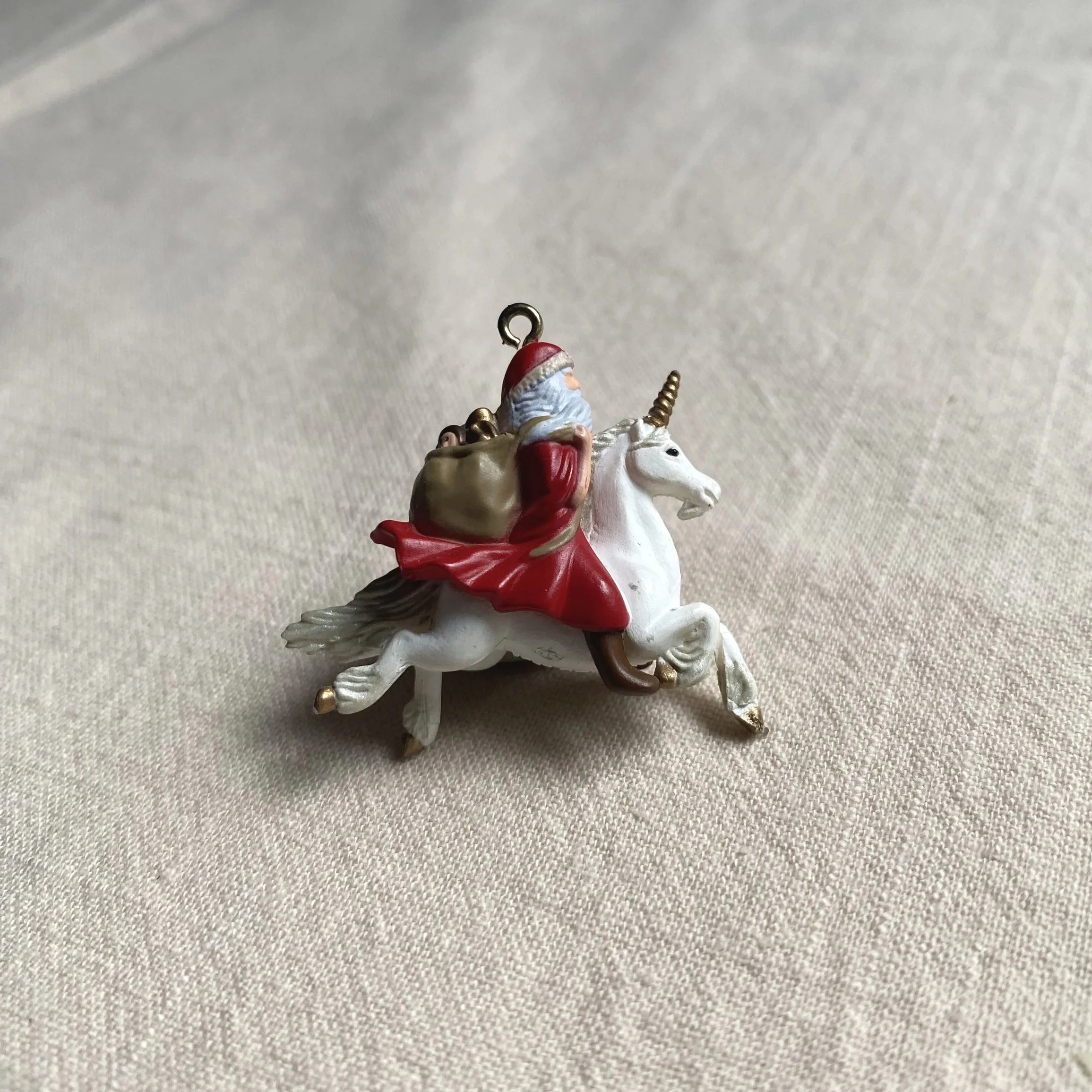 Santa Riding a Unicorn