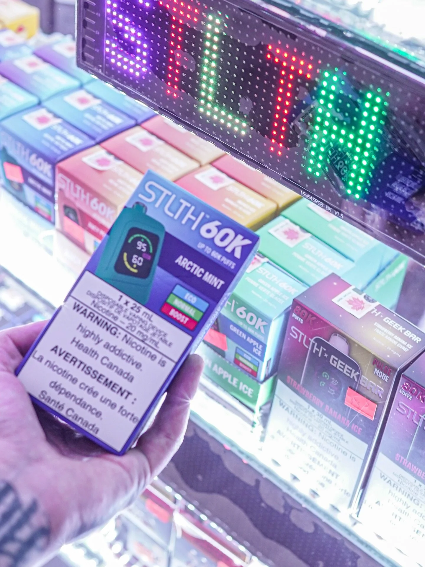 ⚡️ Toujours loaded, toujours pr&ecirc;t &mdash; check les nouveaux STLTH 60K en magasin.

#oka #stoner #beach #goldenstaroka #bar #fyp #patate #frite #patatefrite #foryou #for #foryoupage #instagram #instagood #follow #instadaily #insta #reel #trendi