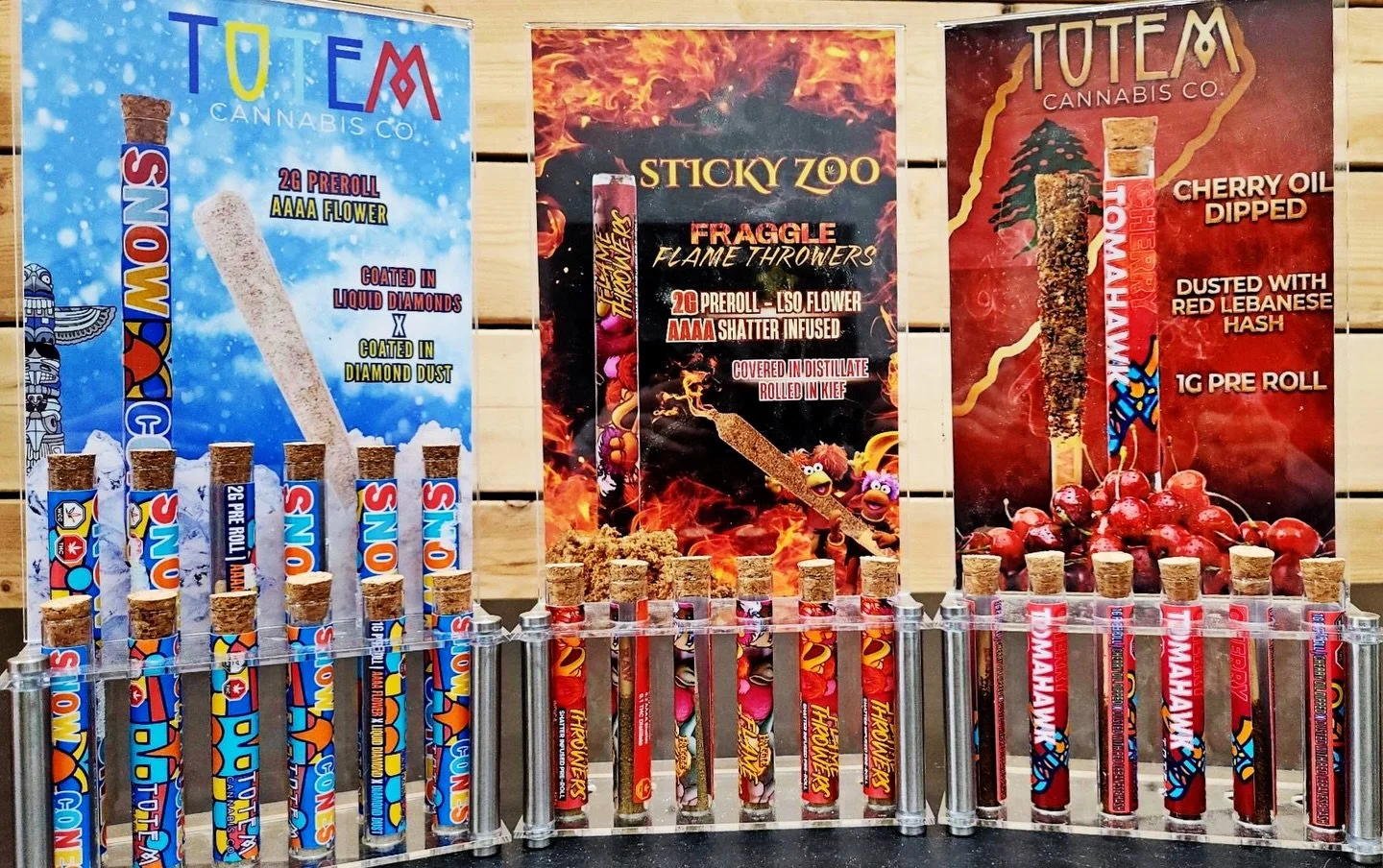 Pr&eacute;rolls AAAA, infusions premium, saveurs solides 💨
Totem Cannabis Co. maintenant en magasin
📍 Golden Star

#oka #stoner #goldenstaroka #trending #fyp