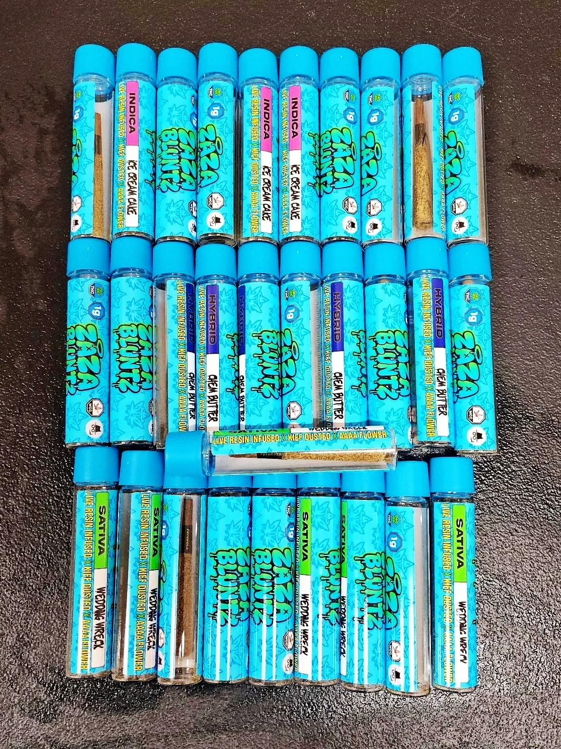 🧊💨 Zaza Bluntz viennent d&rsquo;arriver
Indica &bull; Hybrid &bull; Sativa
Passe au Golden Star, tu connais 😮&zwj;💨

#oka #stoner #goldenstaroka #trending #fyp