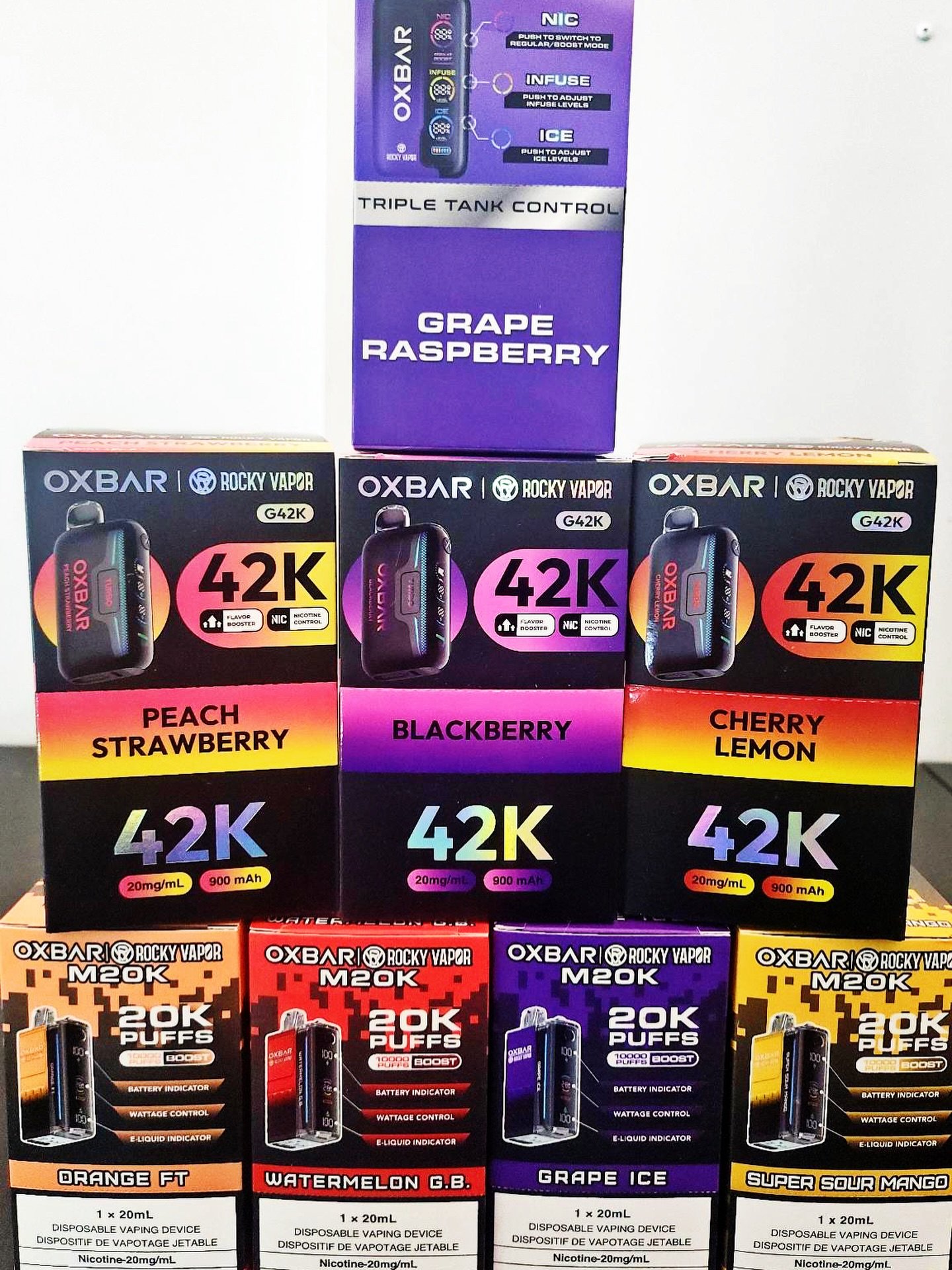 🔥 NEW OXBAR DROP JUST LANDED 🔥

42K &bull; M20K &bull; TRI-FUSION 💨

All your favorite flavors in stock 🍇🍑🍒🍉
Big puffs. Big battery. Big flavor. ⚡

📍 Golden Star Oka
Come grab yours before they&rsquo;re gone 🚀

#oka #stoner #goldenstaroka #t