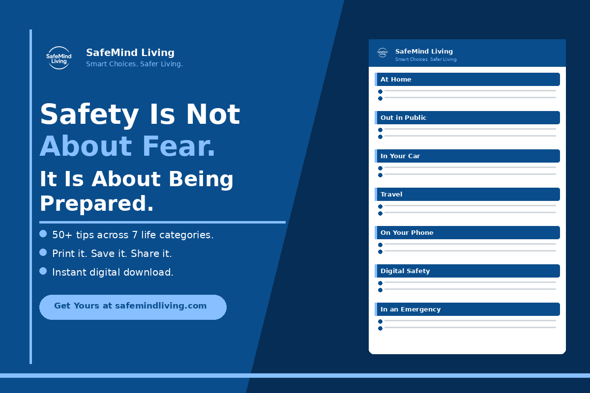 Personal Safety Guide | 50+ Safety Tips | Printable Digital Download