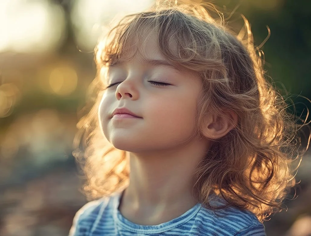 Girl in sunlight