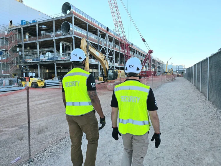 Construction Site Security Guards in AZ, NV, WY, CO & TX | Charlie Mike