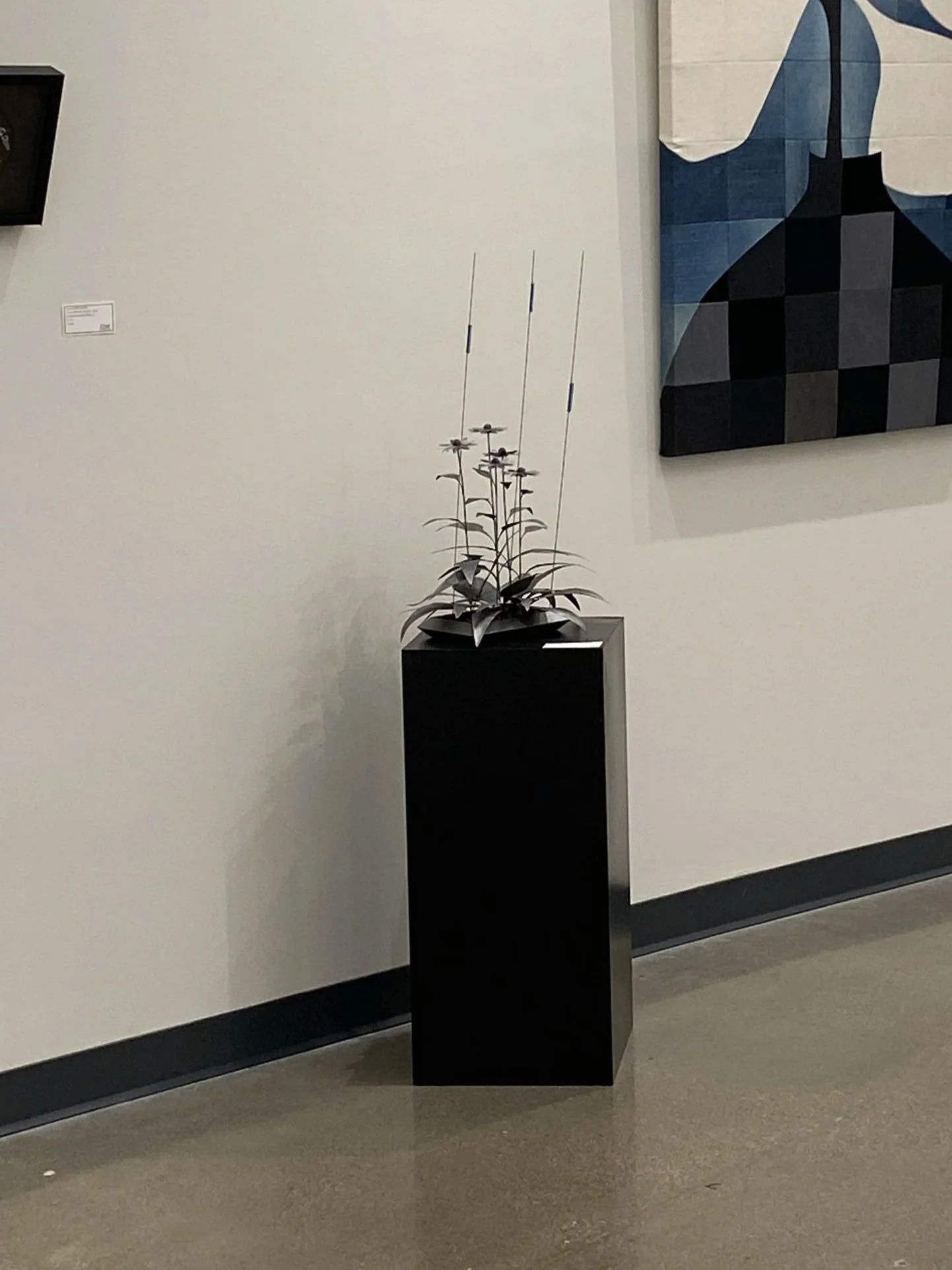 "Warm Rain", 2025. "Nature & Fibers" Exhibit at Frisco Discovery Center 2026. See AVAILABLE WORKS.