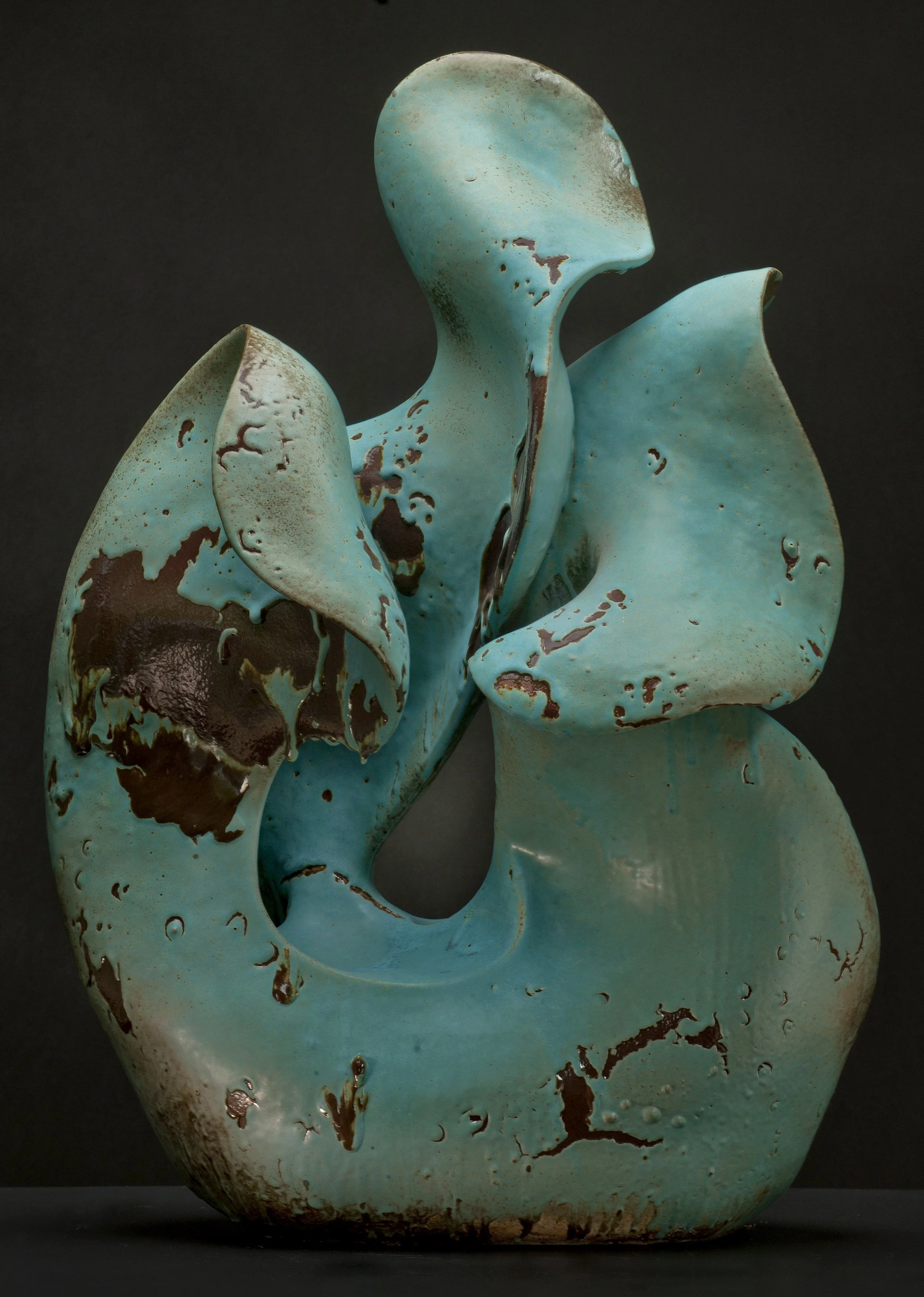 Peace 32" x 22" x 16" stoneware, glaze Clay