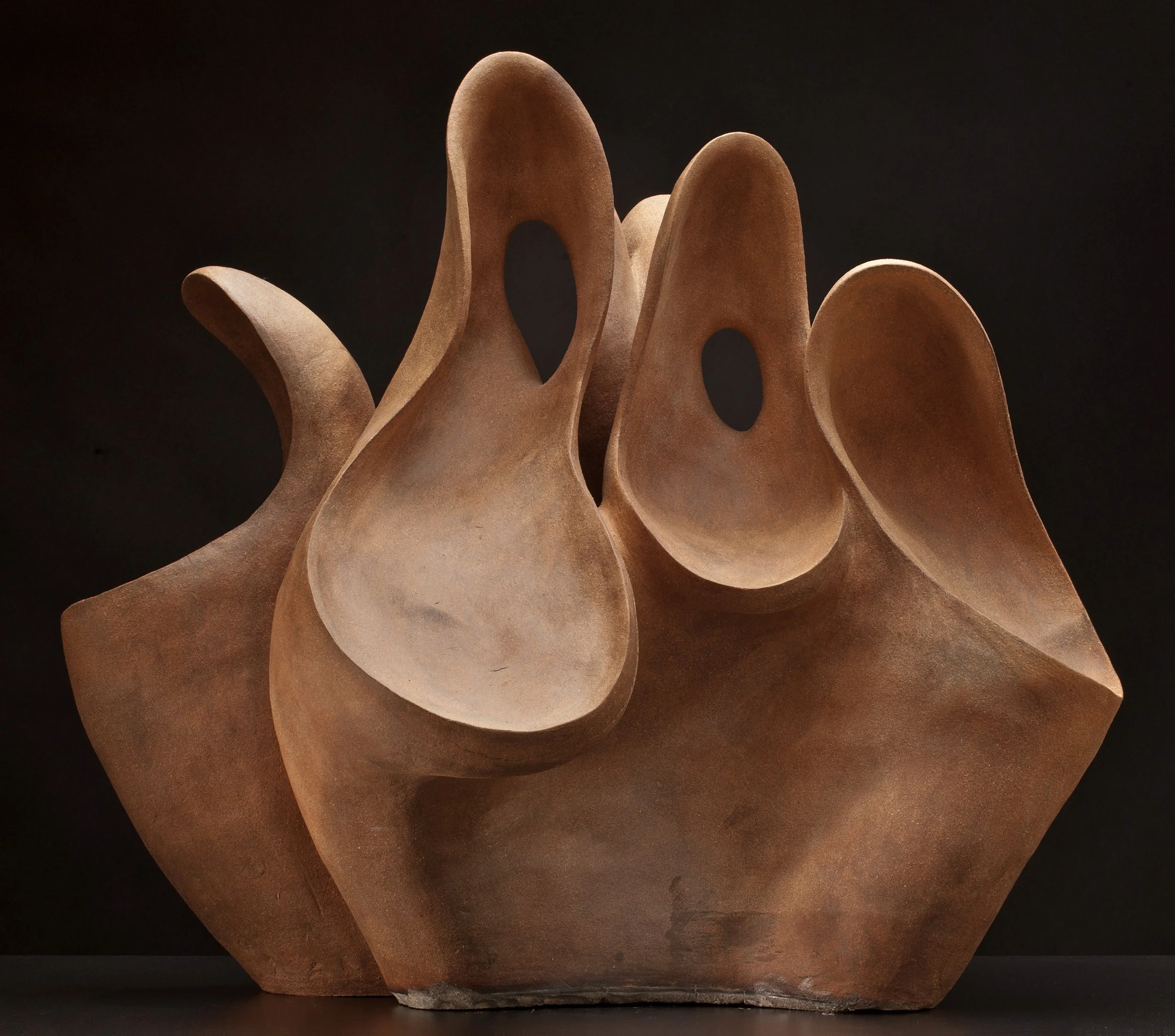 Hoods 30” x 34” x 26” stoneware, unglazed Clay