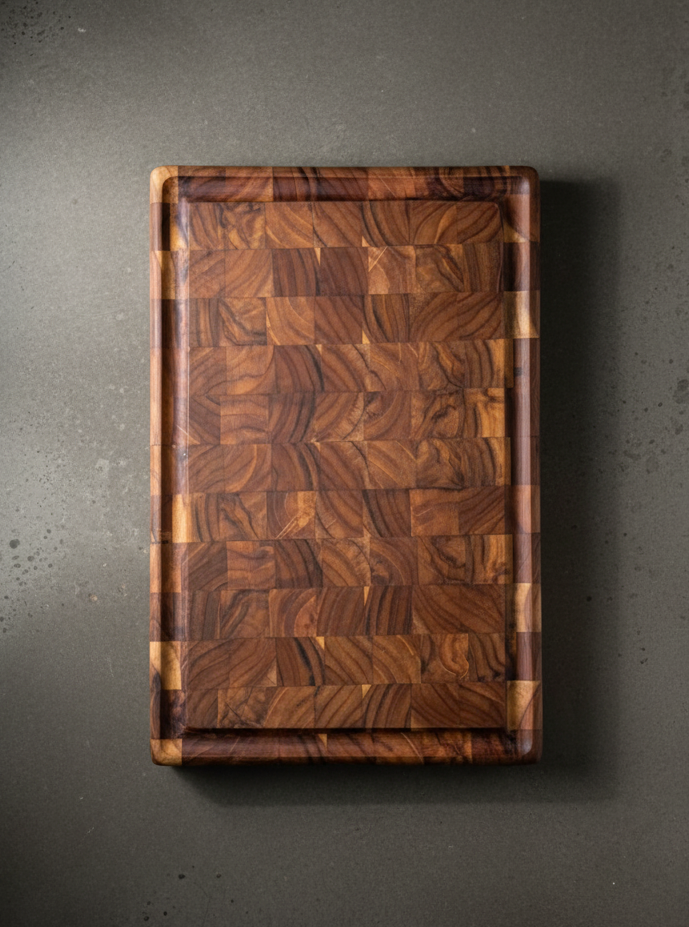 Tabla de corte endgrain rectangular