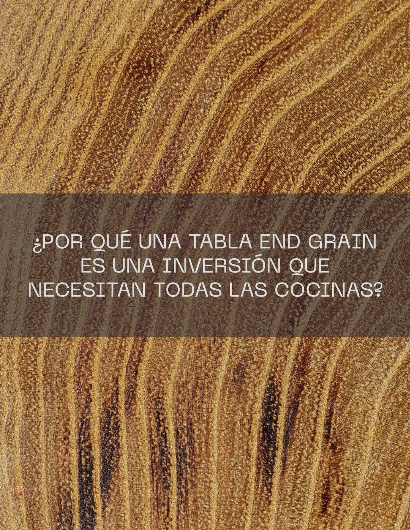 Les platicamos un poco de lo que hace tan especiales las tablas end grain, en nuestra p&aacute;gina pueden leer el art&iacute;culo completo. 
#superblog