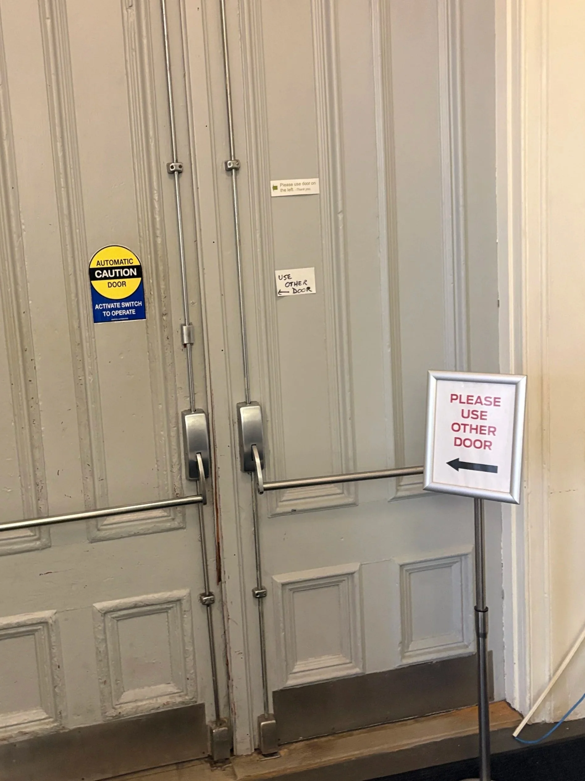 For the love of god please use the other door | Beck Natale