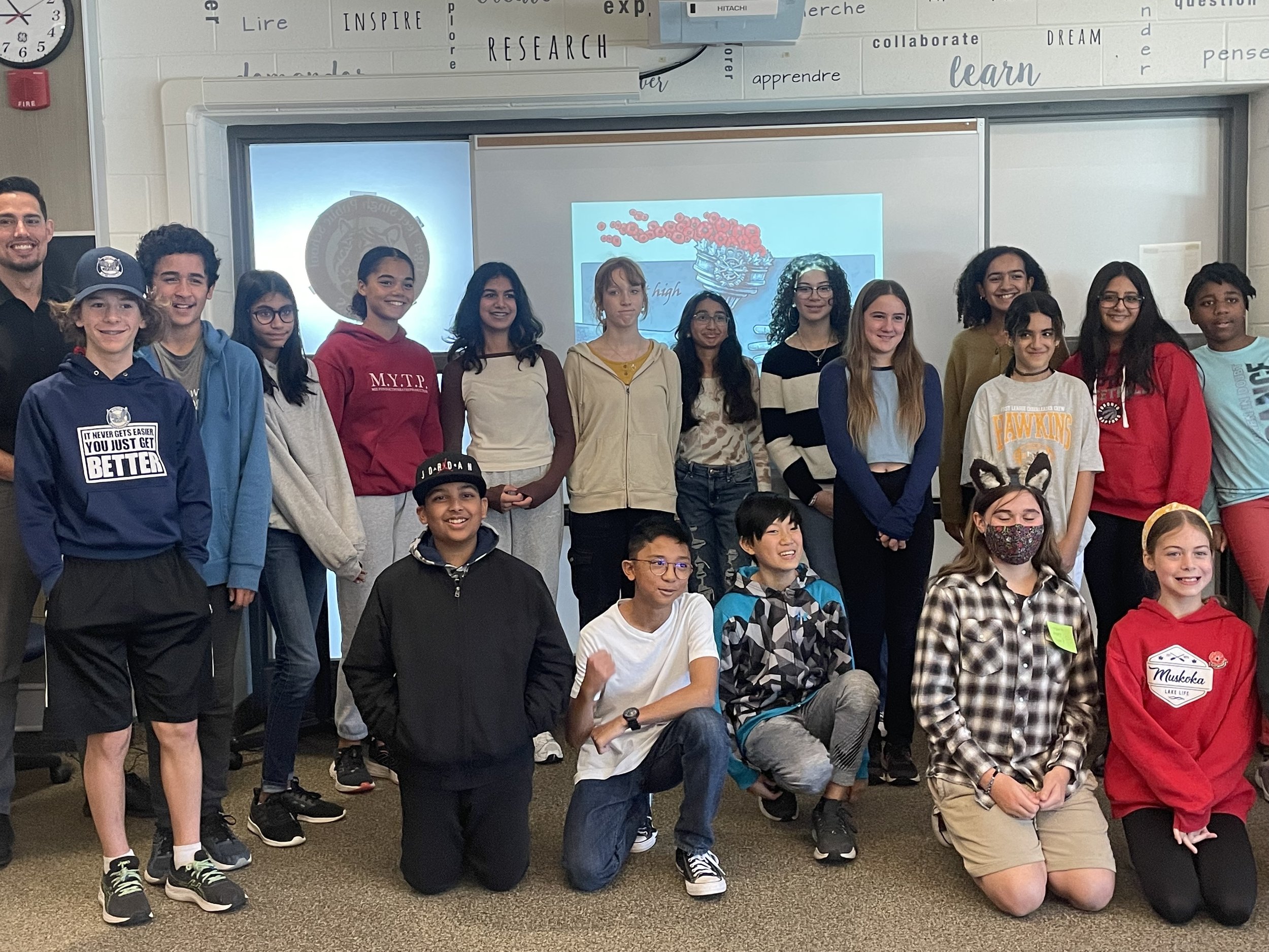 2022 Remembrance Day Challenge Kit at Tiger Jeet Singh Public School