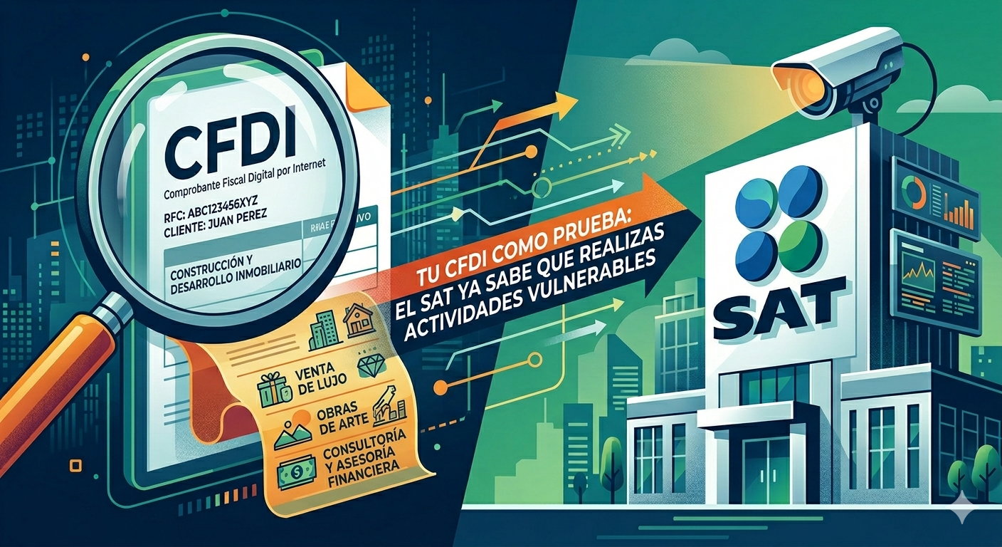 El SAT confirmó hoy que ya sabe que realizas actividades vulnerables