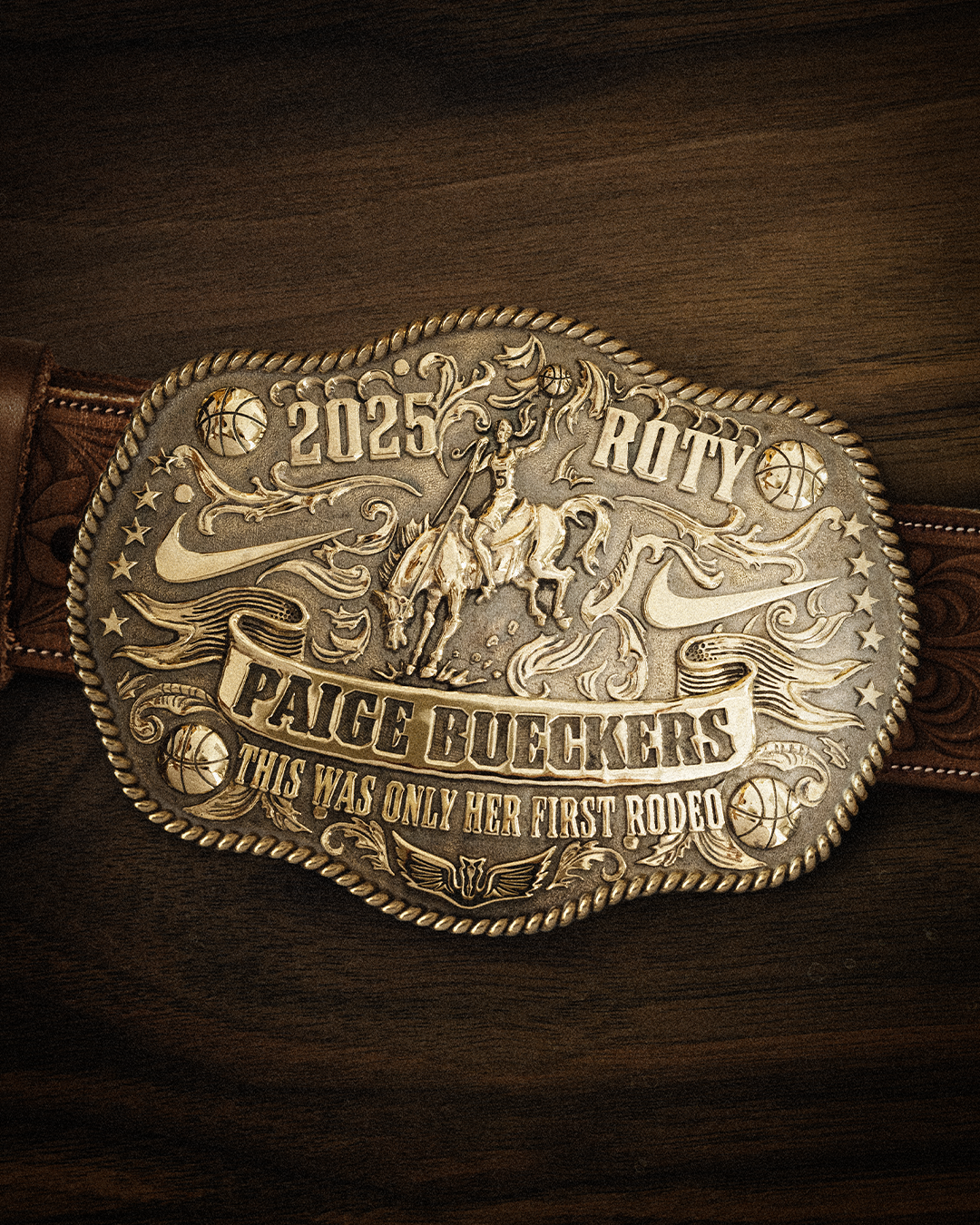 This was only her first rodeo.