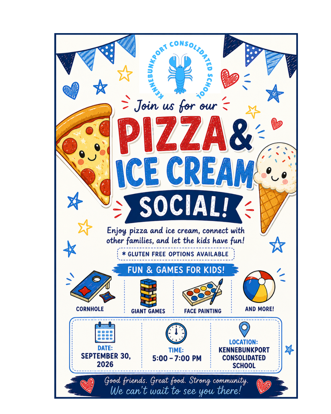 Pizza & Ice Cream Social