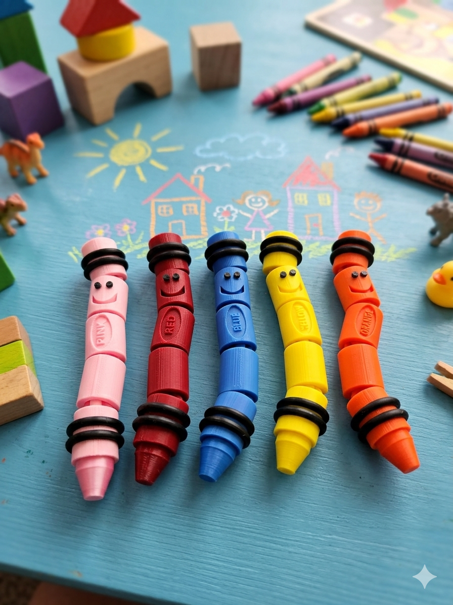 Articulated Crayons - Single Color