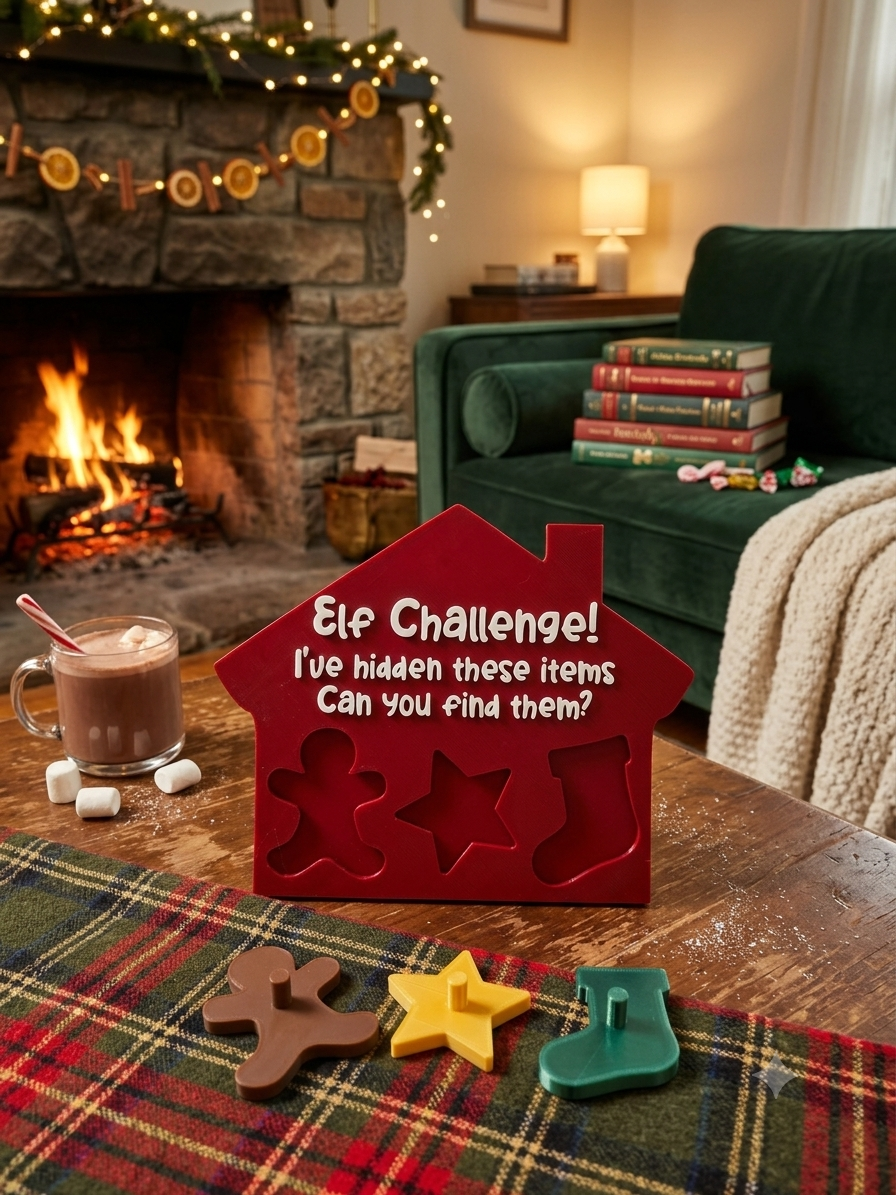 Elf on a Shelf Challenge Puzzle
